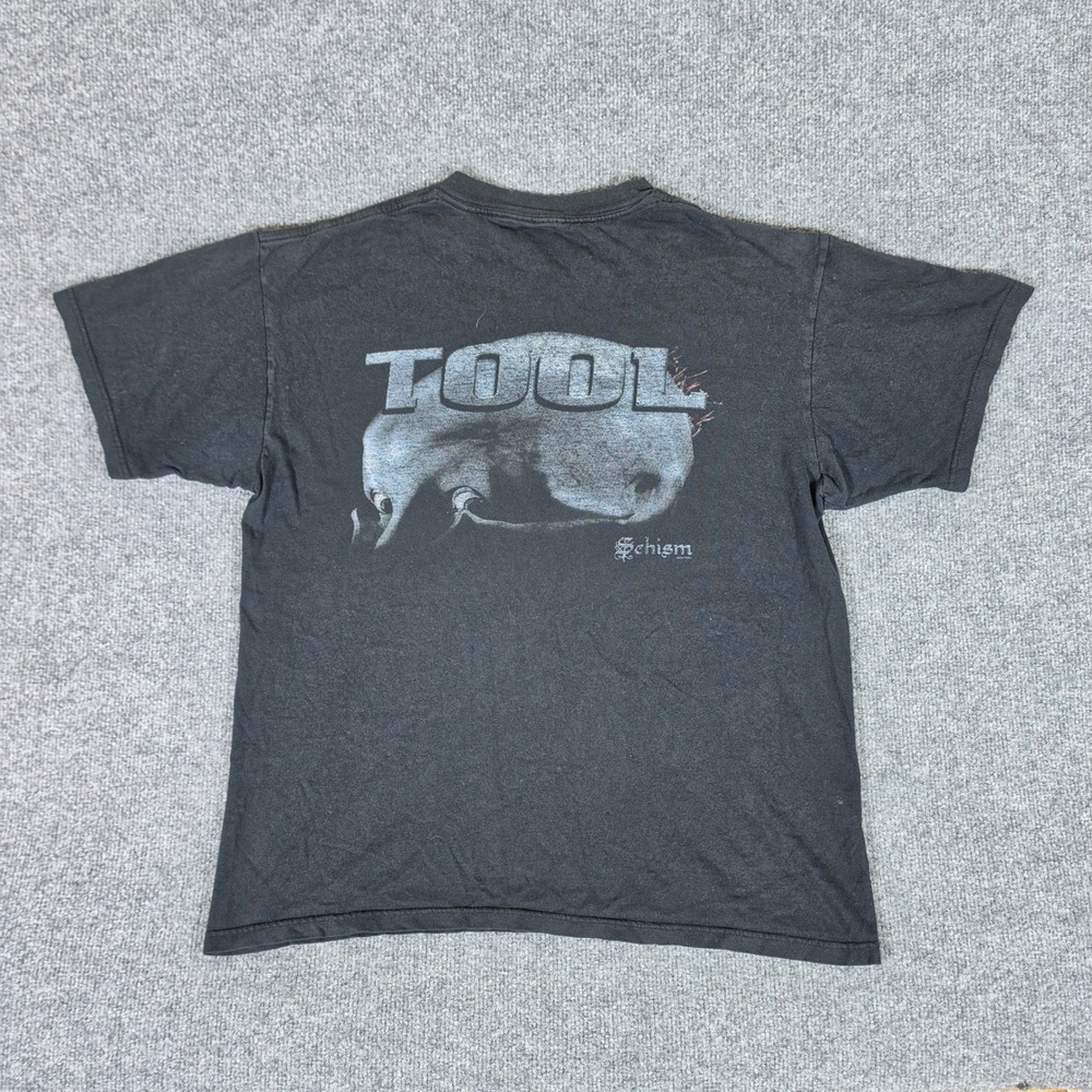 Vintage 2000s 2 Sided Tool Schism Band T-Shirt Black Lateralus Era Rock Tee Sz M